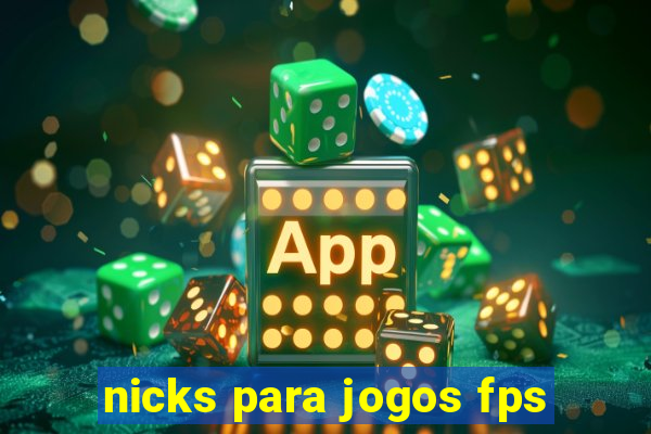 nicks para jogos fps